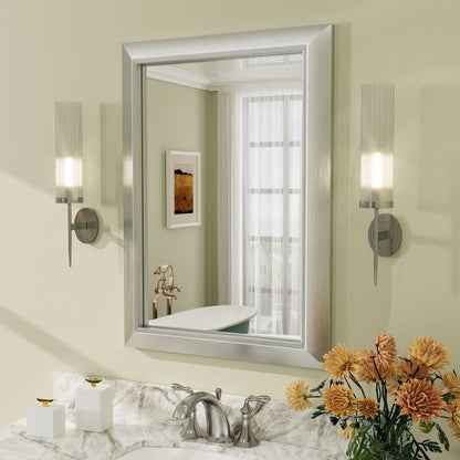 5-Year Warranty Full Size Farmhouse Beveled Metal Rectangle Wall Bathroom Vanity Mirrors
