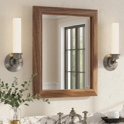 5-Year Warranty Full Size Farmhouse Beveled Metal Rectangle Wall Bathroom Vanity Mirrors