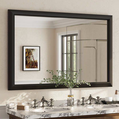 5-Year Warranty Full Size Farmhouse Beveled Metal Rectangle Wall Bathroom Vanity Mirrors