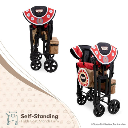 ONE Piece Thousand Sunny Limited Edition 4 Seater Stroller Wagon - Spacious, Safe, and Stylish Ride with All-Terrain Wheels