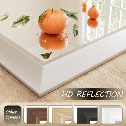 5-Year Warranty Full Size Farmhouse Beveled Metal Rectangle Wall Bathroom Vanity Mirrors